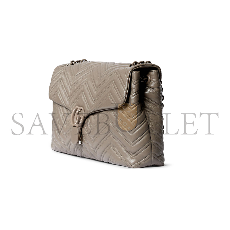Gvc*1 gg marmont large shoulder bag 850659 (37.5*21*9cm)